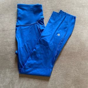 Lululemon Leggings 25” blue